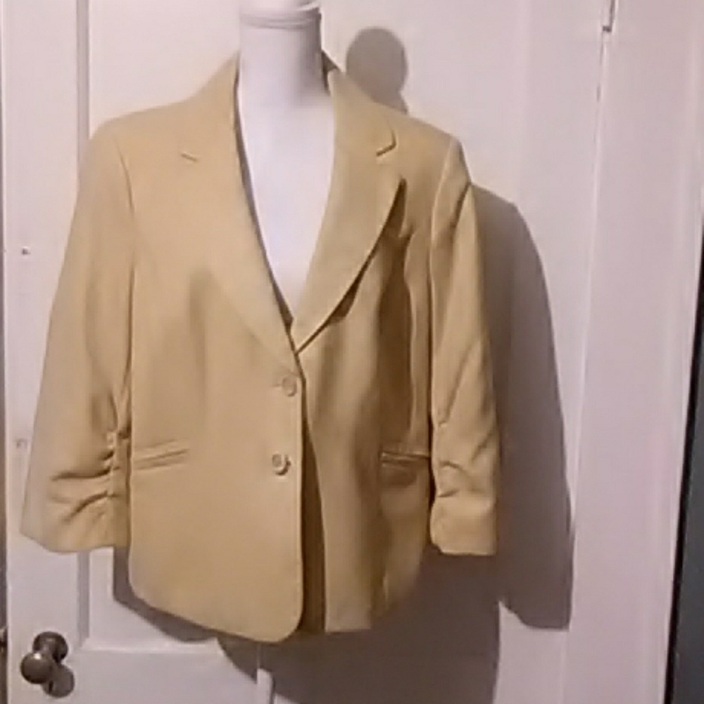 The Limited Women's Yellow Blazer Lined XL